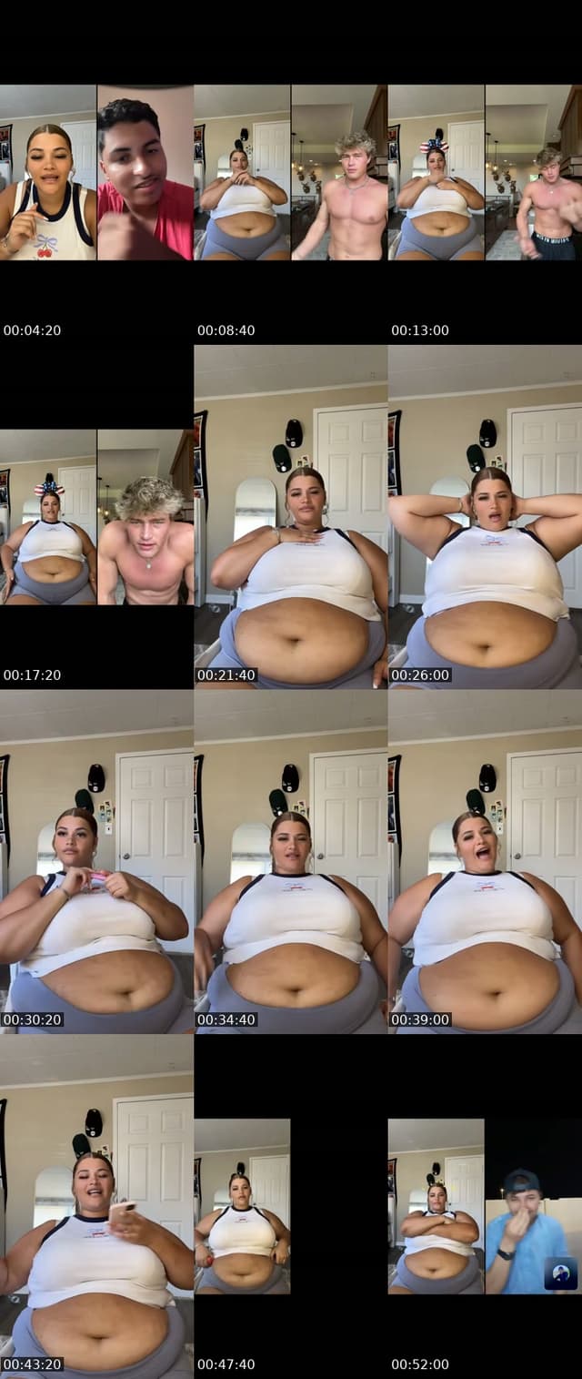 TikTok live: Body positivity 😌🤍 by @morgan.alicia