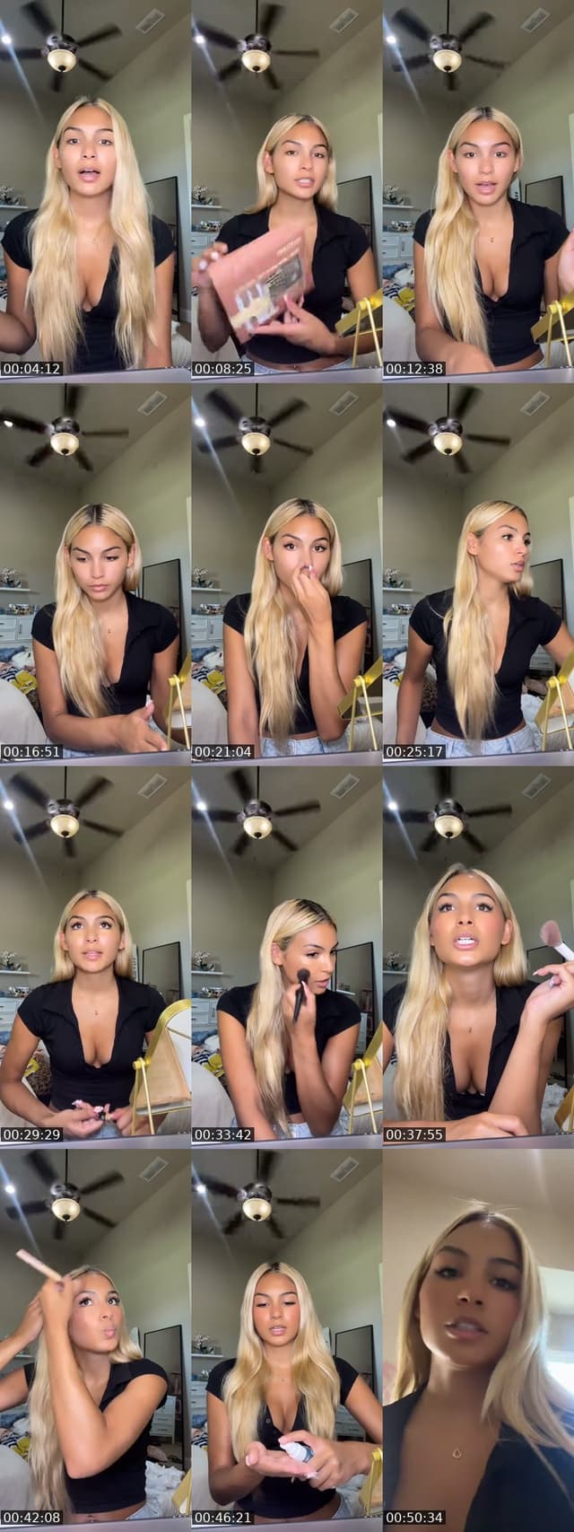TikTok live: doing my makeup by @aalexia.jade