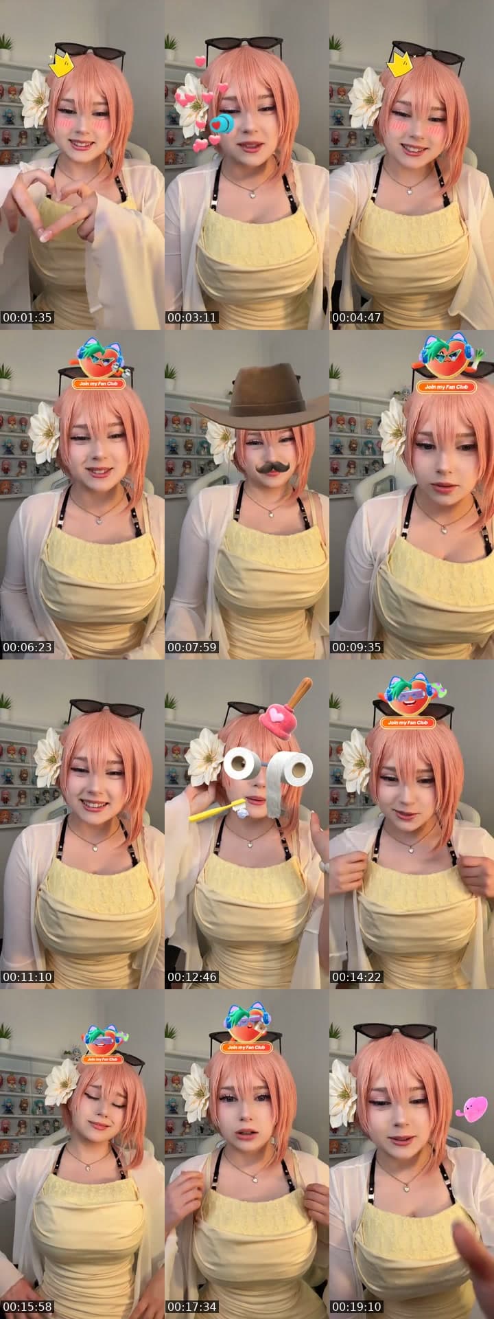 @upminaa.cos TikTok live stream