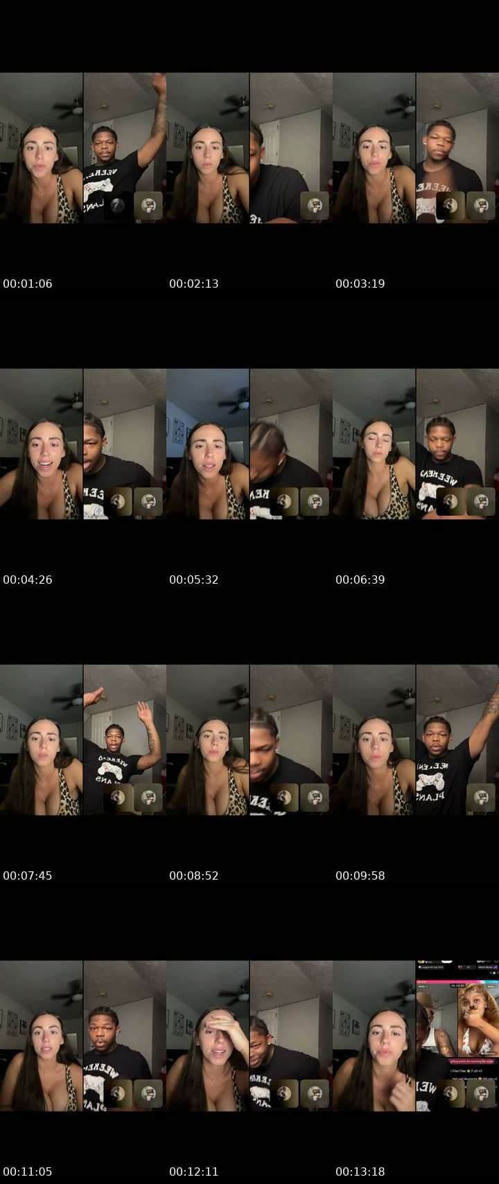 @meganicolexo TikTok live stream