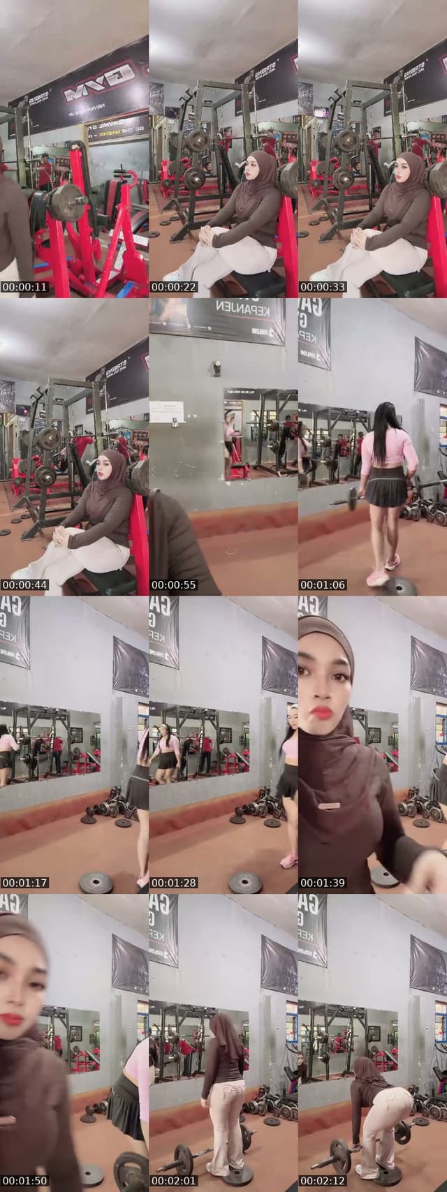 TikTok live: Leg day by @almahbubahhh