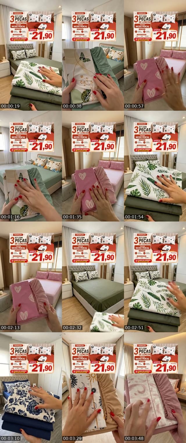 TikTok live: LENÇOL 400 FIOS! by @carolinhaakemi