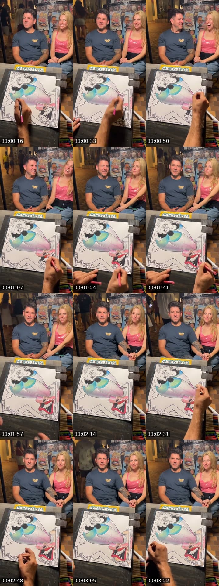 @caravature TikTok live stream