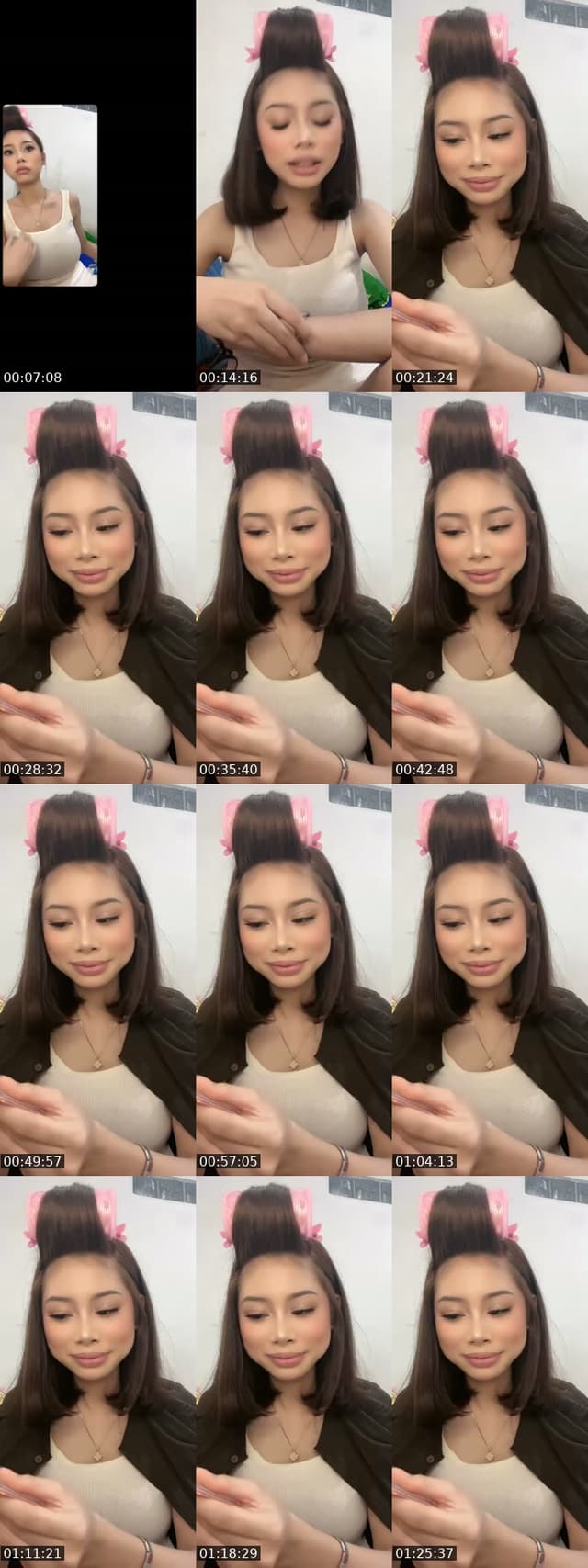 TikTok live: grwm by @aldinapratiwiii
