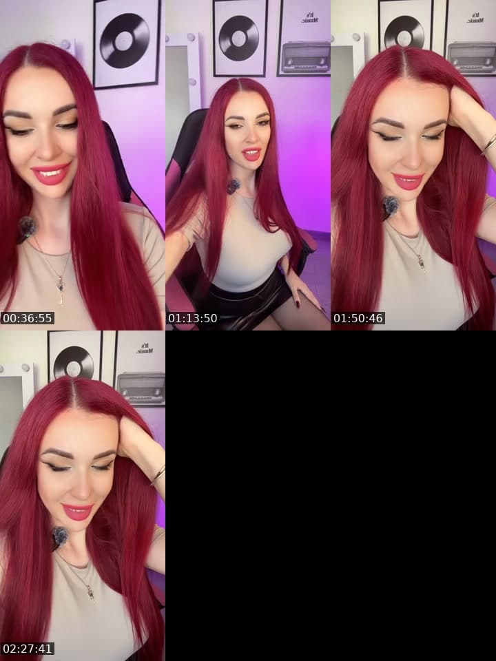 @vickyfoxi TikTok live stream