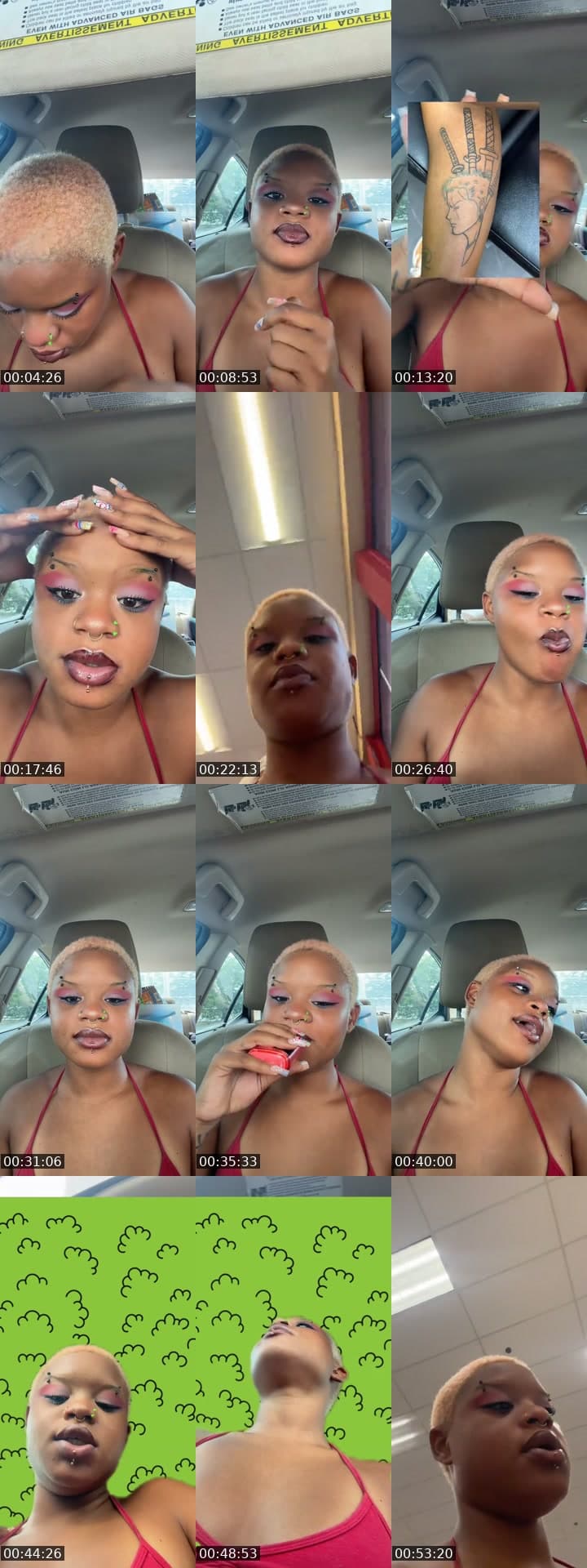 Grwm in the parking lot😅🩷