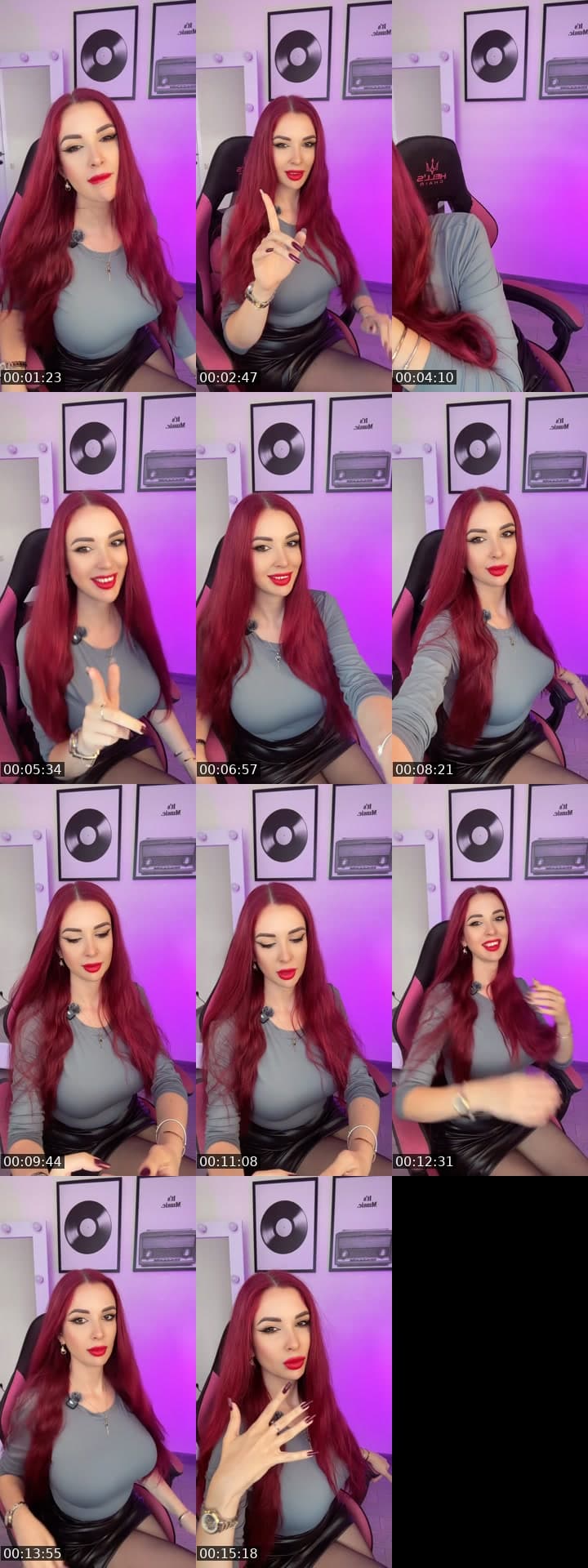 @vickyfoxi TikTok live stream