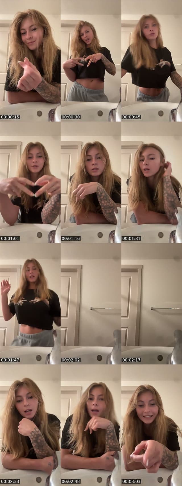 TikTok live: Getting ready by @avalynneharshaw