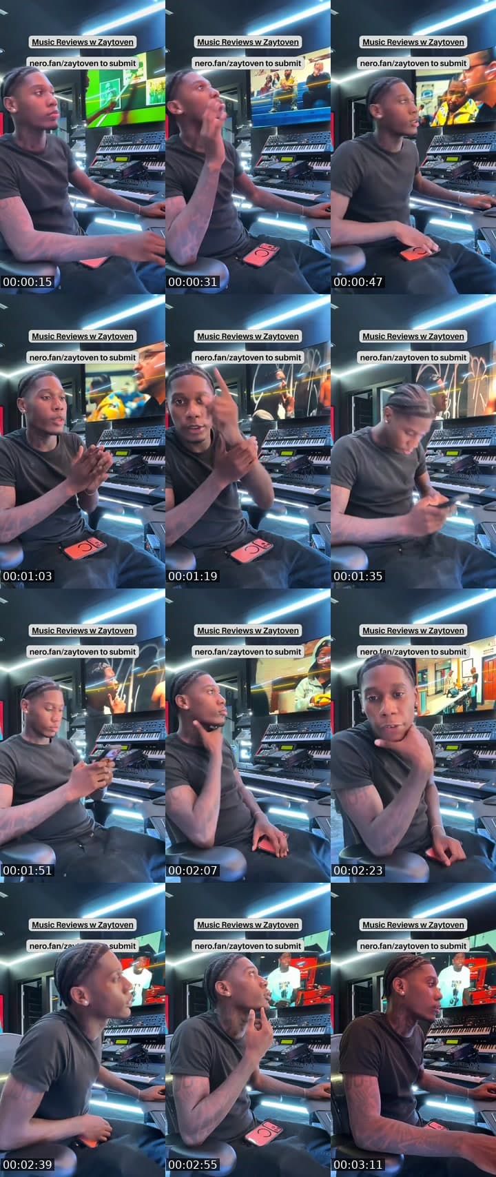 @zaytovenft TikTok live stream