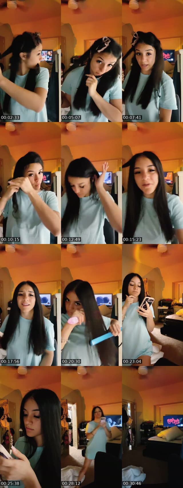 TikTok live: grwm by @blxngvickyy