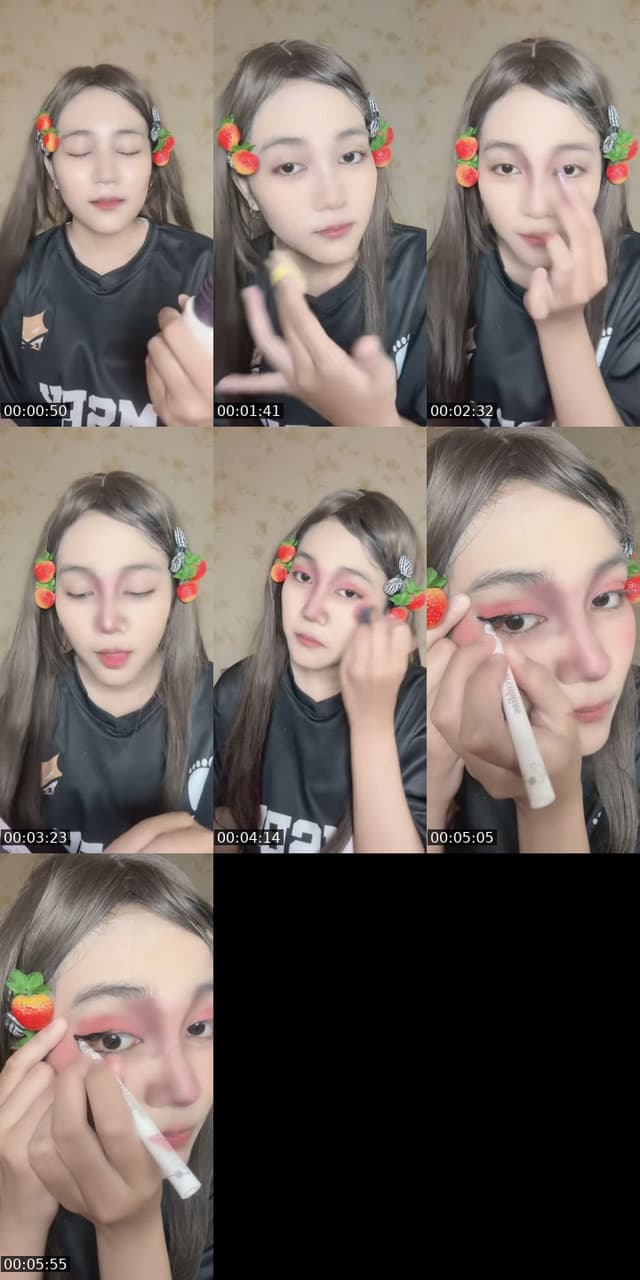 Past TikTok live: make up cosplay by @huwtawo