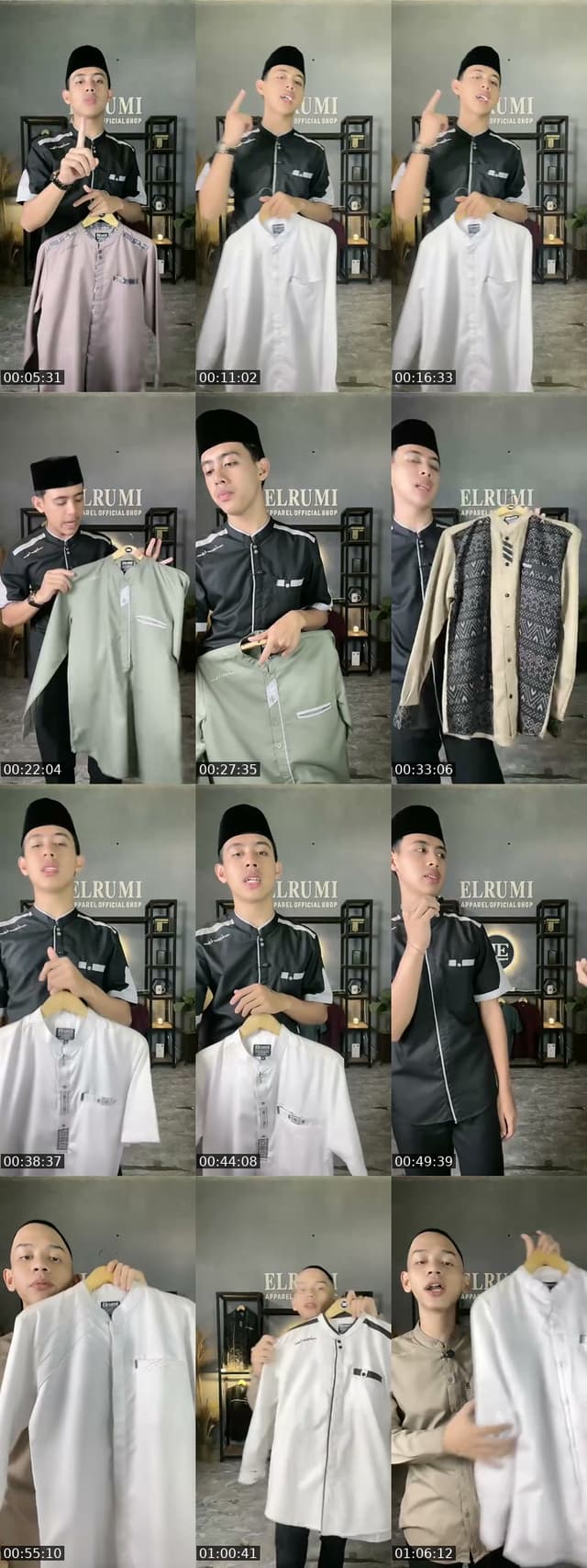 TikTok live: Promo baju koko pria by @elrumi_apparel_official