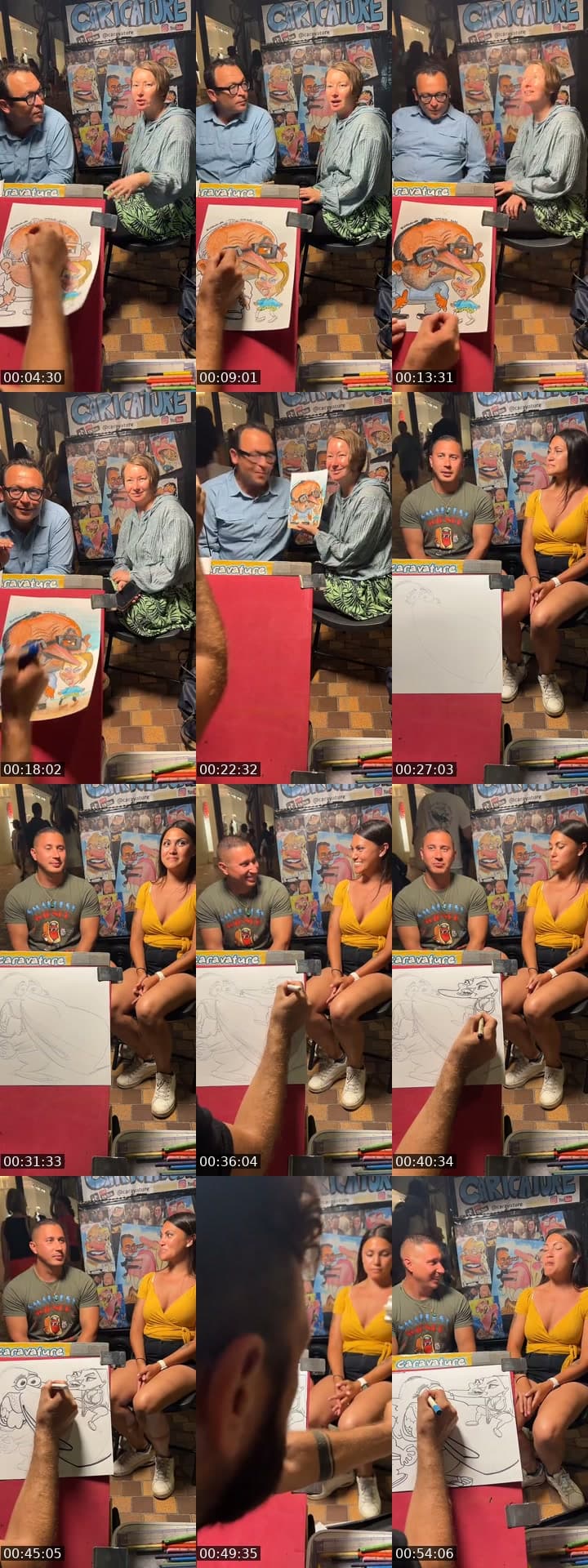 Let’s draw crazy in Waikiki