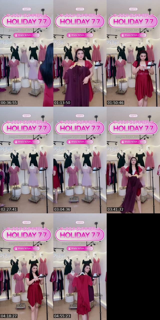 TikTok live: DISKON SLEEPWEAR‼️‼️ by @qigerie
