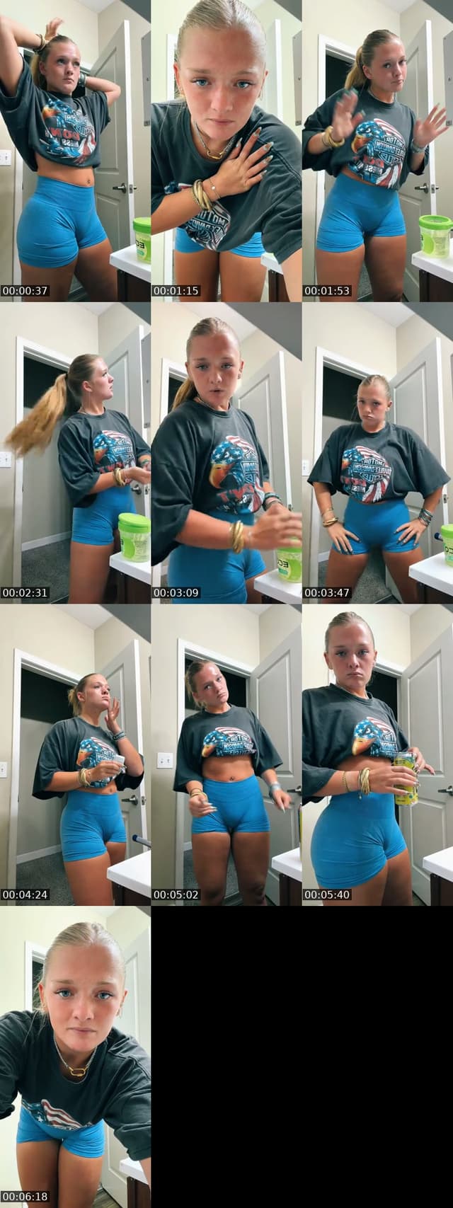 TikTok live: grwm for gym🫶🏼 by @kens.coradini