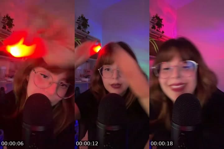 @amandatinglesasmr TikTok live stream