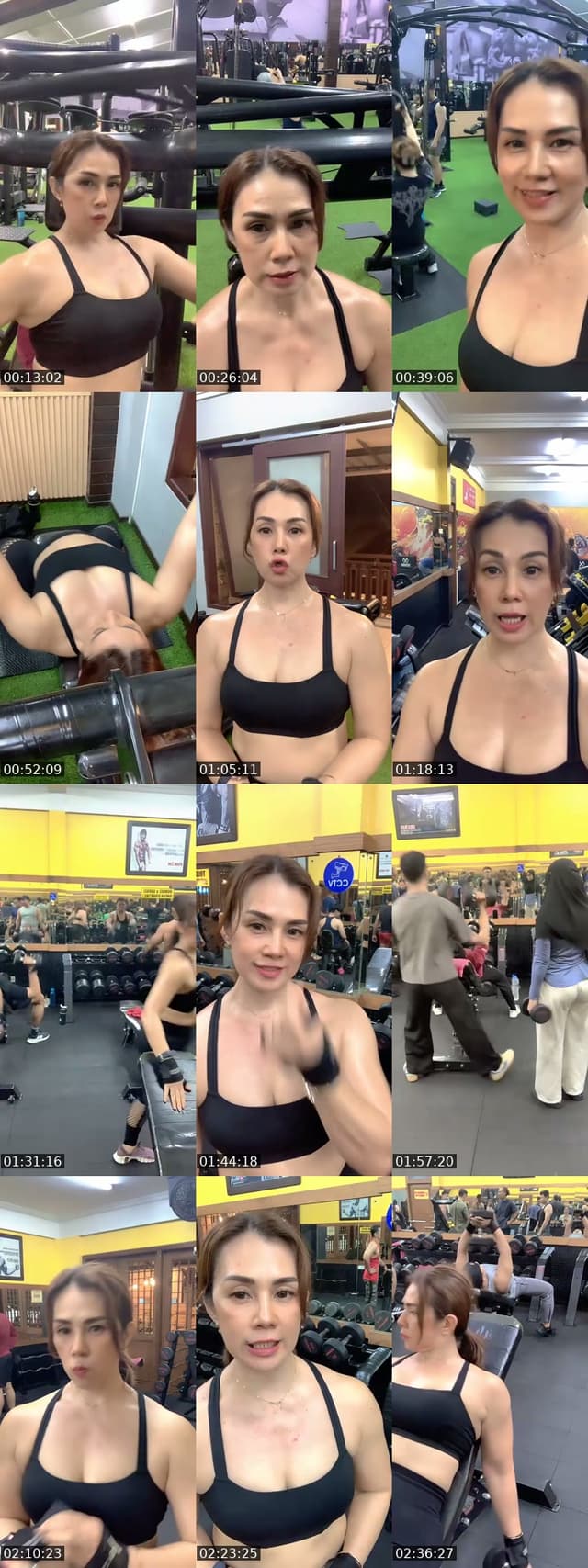 TikTok live: Gym time by @yeni_ketty