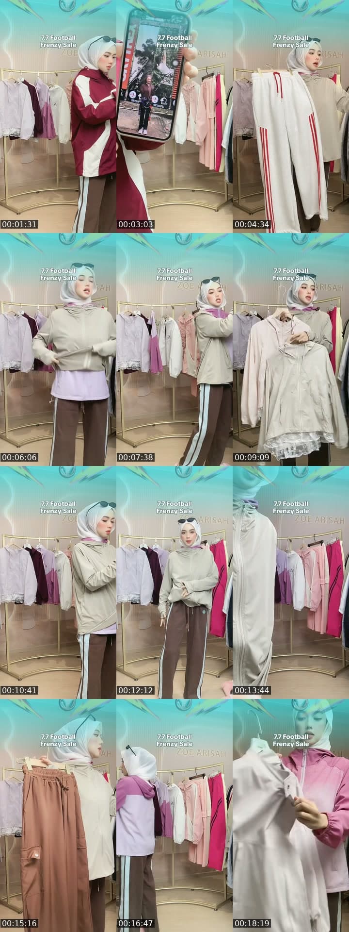@zaactivewear TikTok live stream