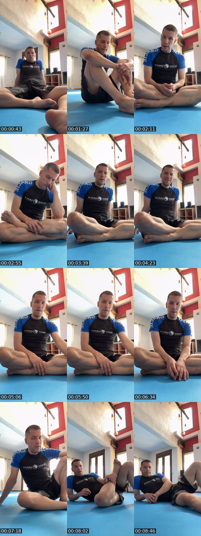 Only stretching today - @taekwondo_ninjako