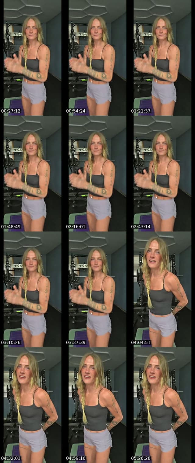 TikTok live: Post Workout Chat🩵 by @fitness.mckenzie