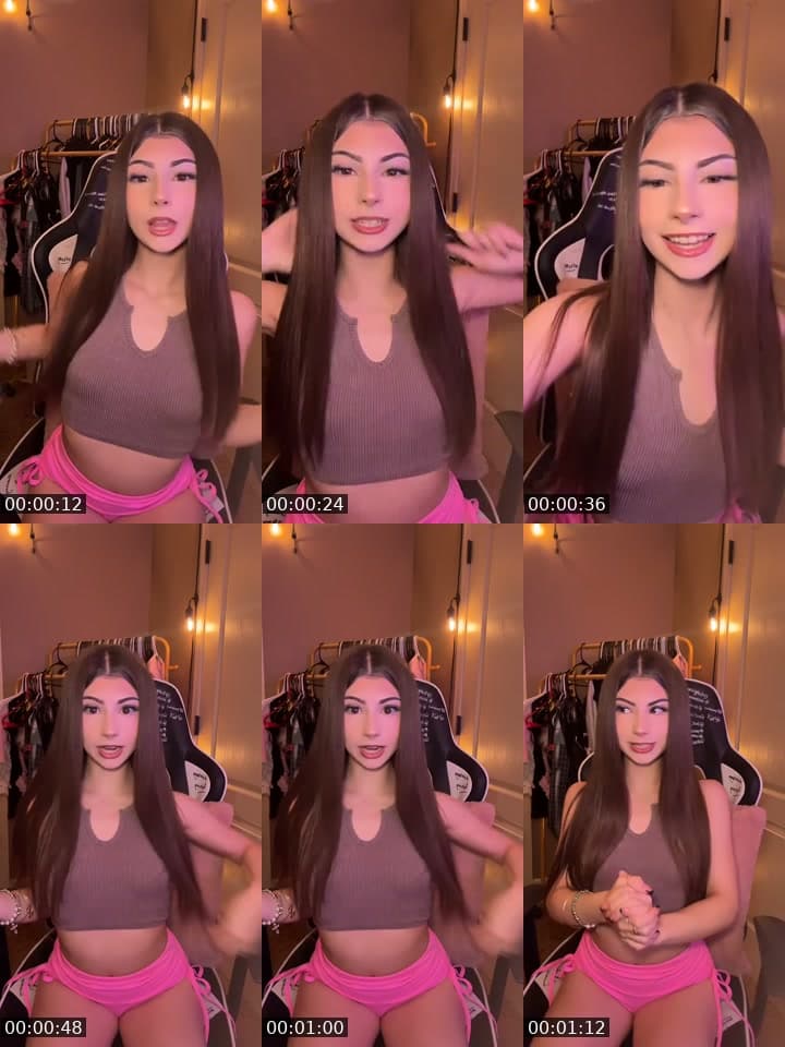 @prettylilninasoph TikTok live stream