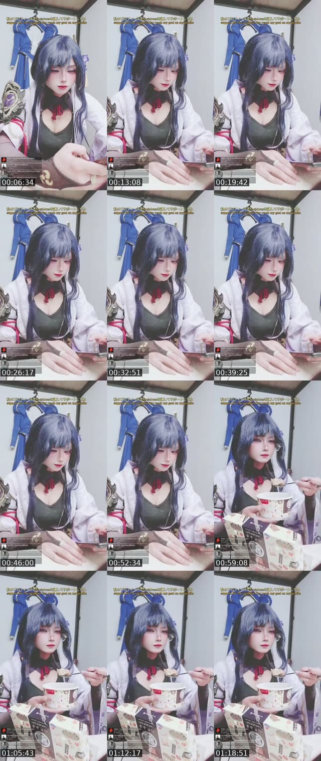 TikTok live: raiden waiting food by @juejibi