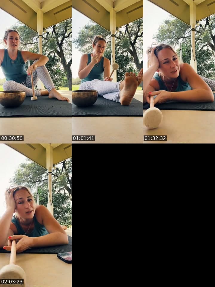 @margiesanderssoundbowls TikTok live stream