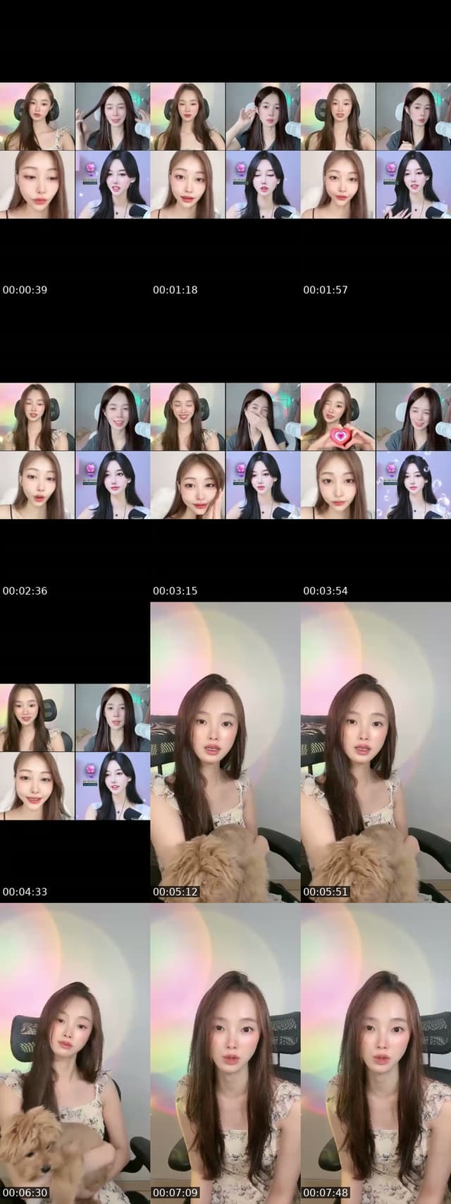 South Korea TikTok live: 죽지도 않고 돌아온 해림 by @kanghaerim_