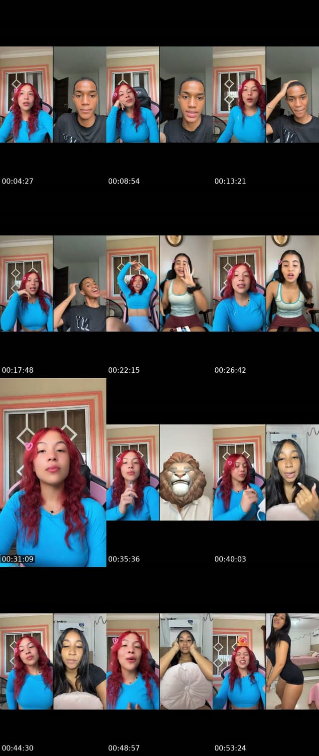 TikTok live: ome tv by @victorianurielis