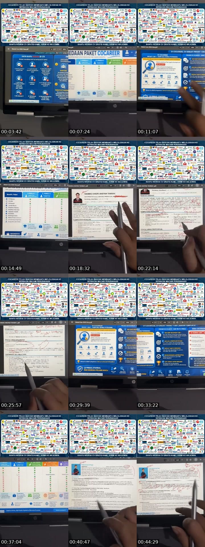 @cocareer.official TikTok live stream