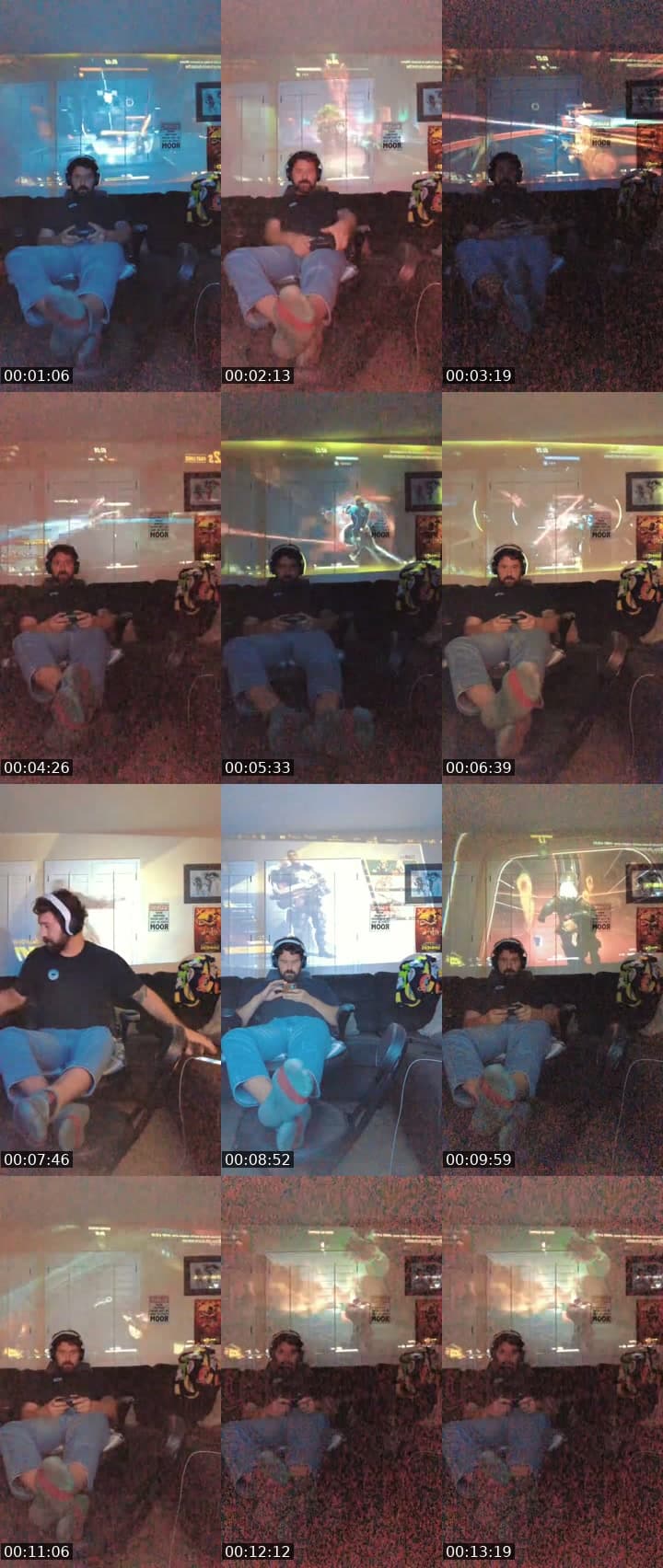 Marvel Rivas on projector