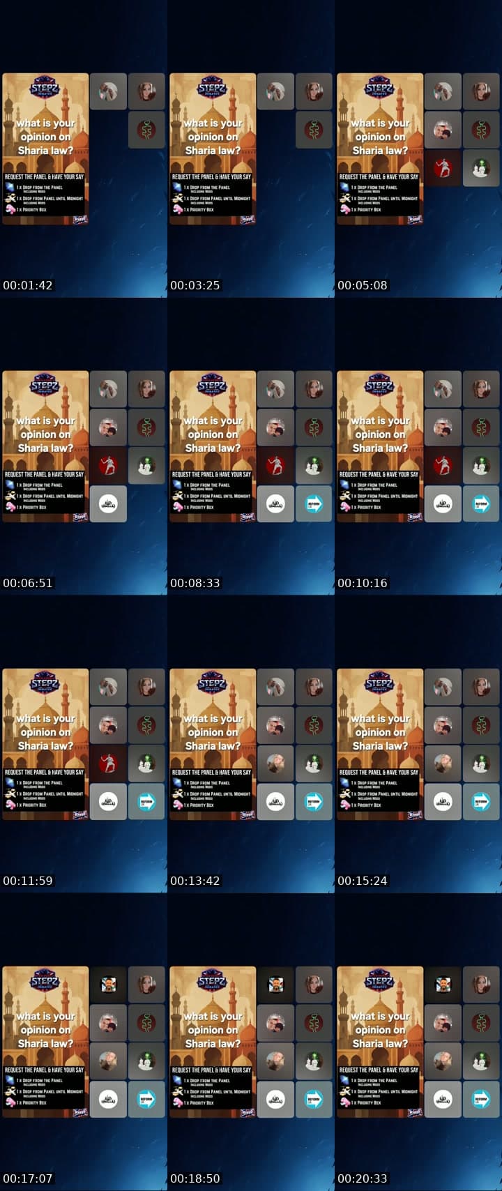 @stepzdebates TikTok live stream