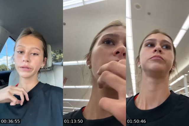 TikTok live: Me, store, pool by @lilmaktok