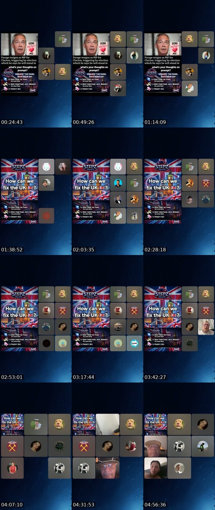 @stepzdebates TikTok live stream
