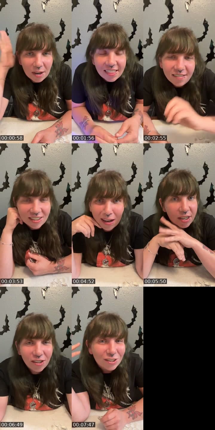 @jynxtheghoulie TikTok live stream