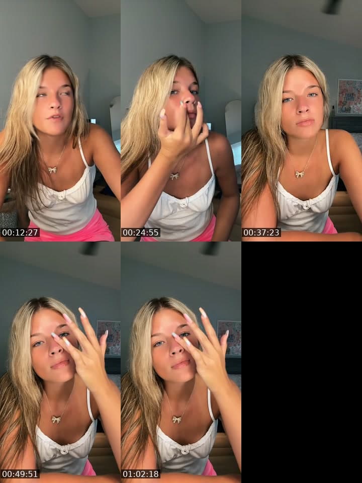 @pinkglitterblondqueen TikTok live stream