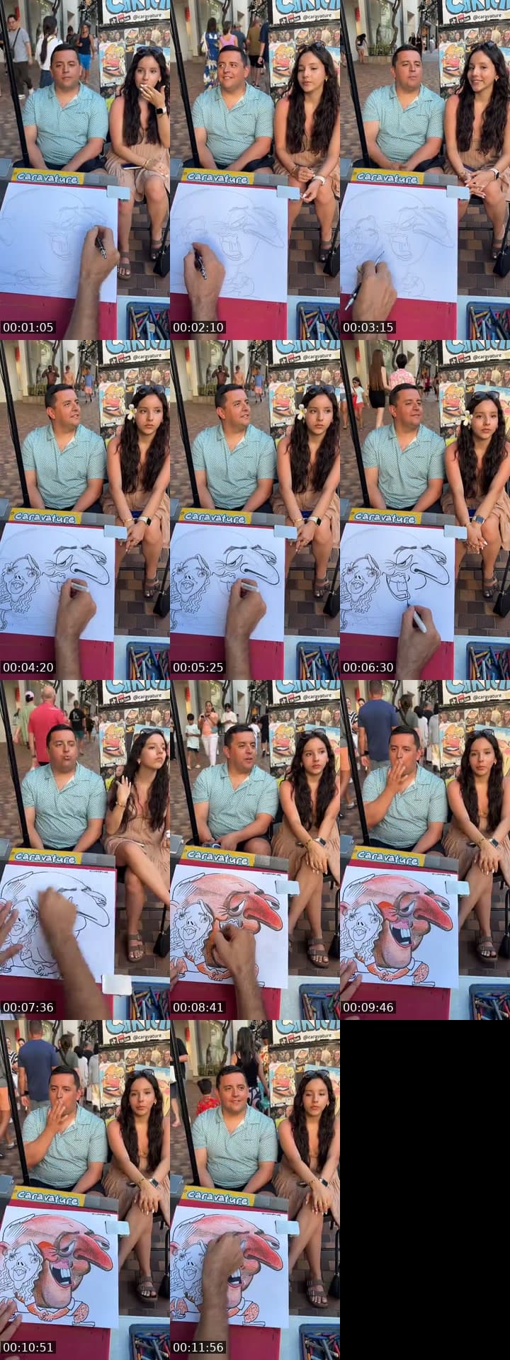 @caravature TikTok live stream
