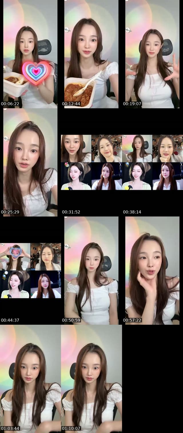 South Korea TikTok live: 죽지도 않고 돌아온 해림 by @kanghaerim_