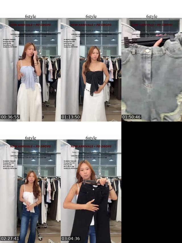 TikTok live: Tuesday noon try ons 🥰 by @6style