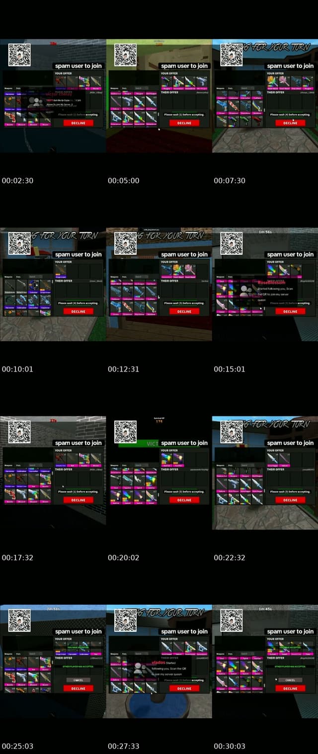 TikTok live: mm2 live giveaway by @ytyt_6