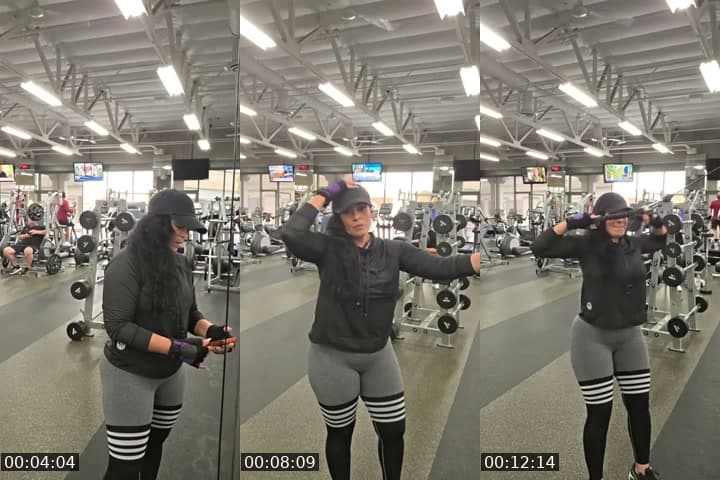 workout with me   ☺️ 💕