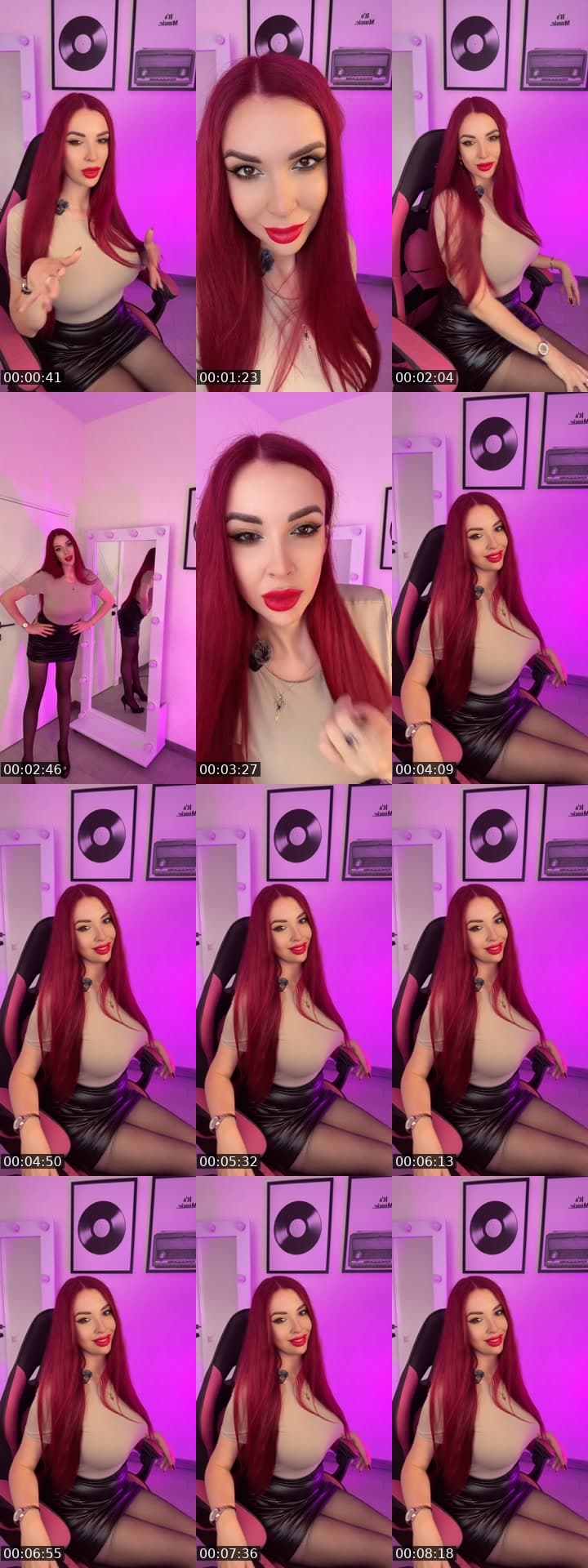 @vickyfoxi TikTok live stream