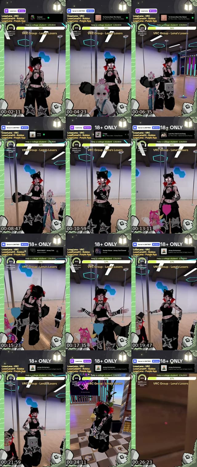 @loser.lena TikTok live from 2026-07-08