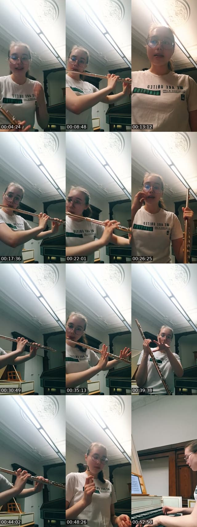 TikTok live: New rep. reading and practice by @viktoriiafedorova_flute