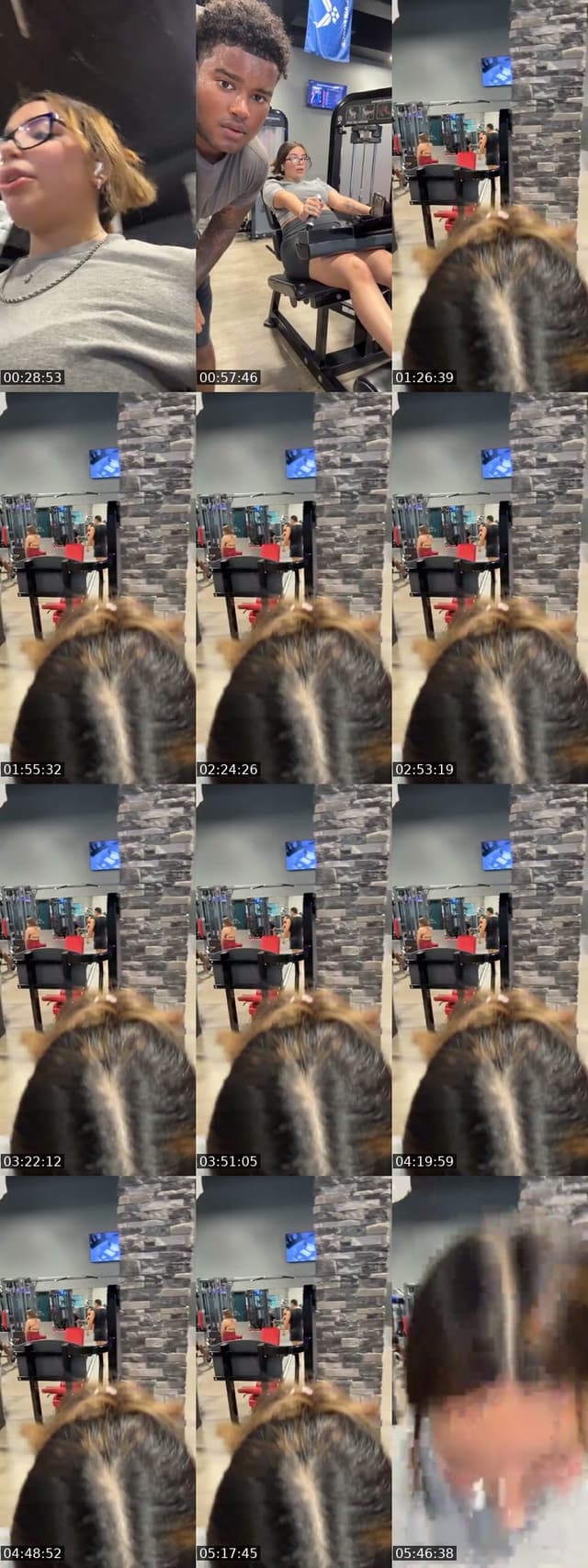 TikTok live: Getting clapped at the gym by @alys2hot4u