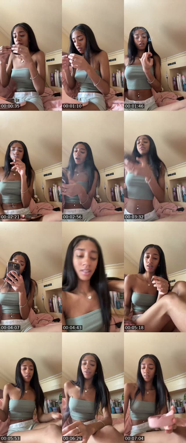 TikTok live: smoke w a badb by @theonlydejah5