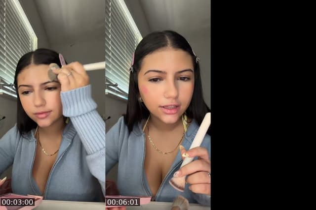TikTok live: grwm by @carelesschanell