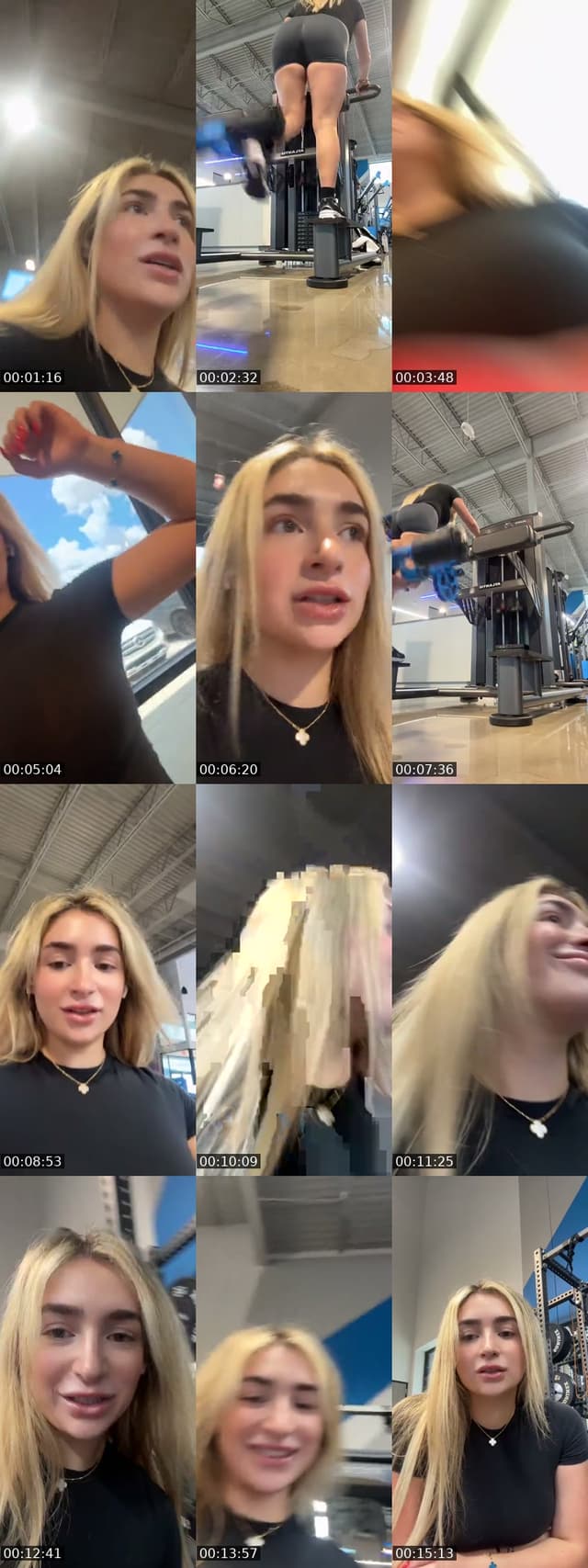Italy TikTok live: Gym stream by @itsfaithlianne