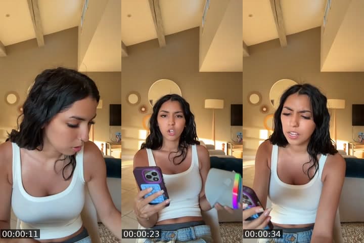 @chilena13k TikTok live stream
