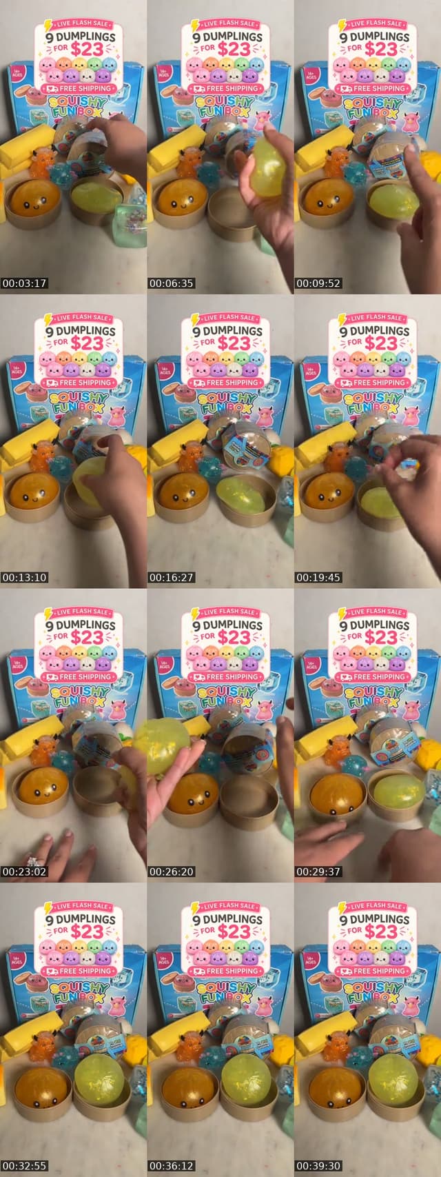 TikTok live: Squishy Mania!! by @tiktokfindsbybeauty